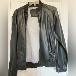Zara Man Vegan Leather Jacket
